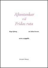 Aftontankar vid Fridas ruta SATB choral sheet music cover